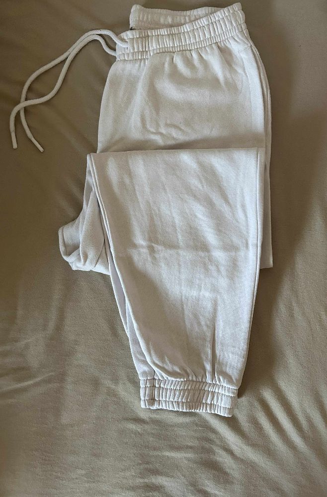  pantalon jogging blanc