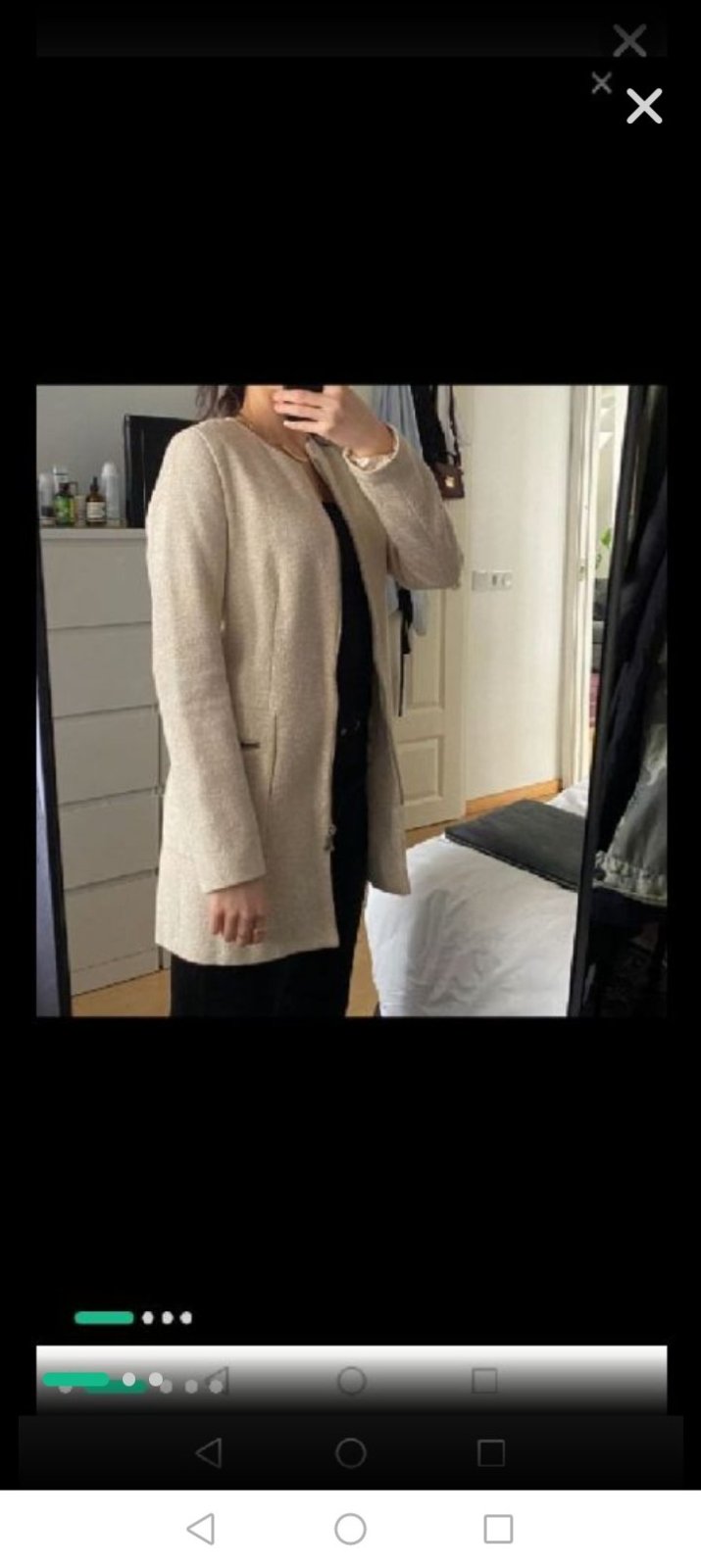 Manteau léger genre veste Zara