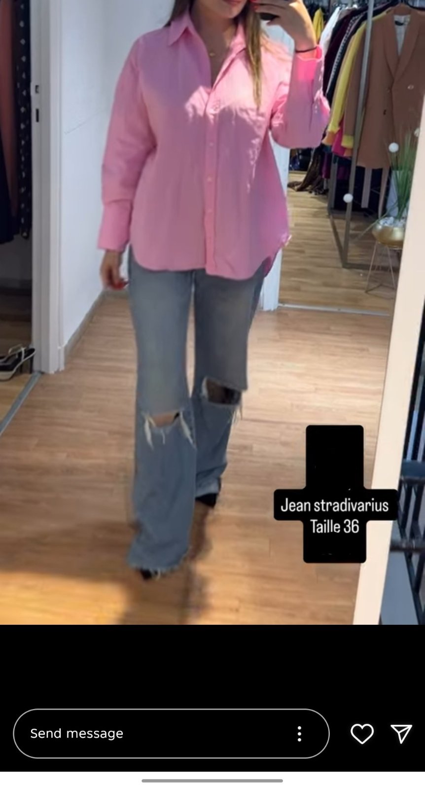Jean stradivarius taille 36 avec une très belle coupe