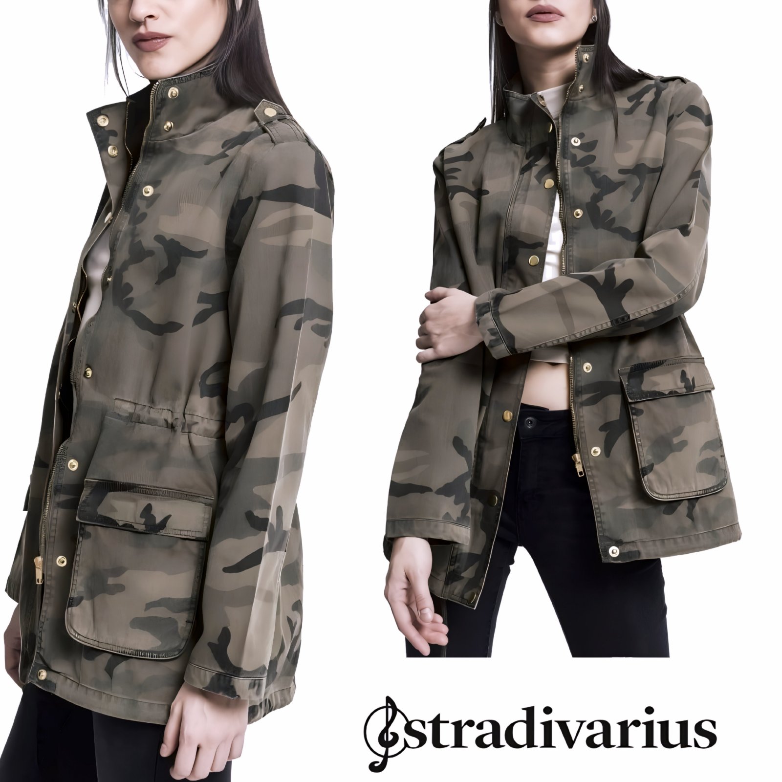 Parka stradivarius 