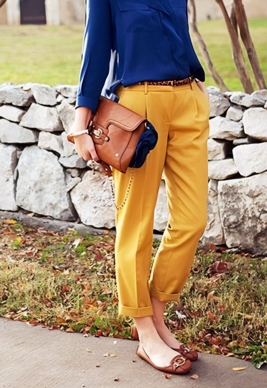 Pantalon jaune 