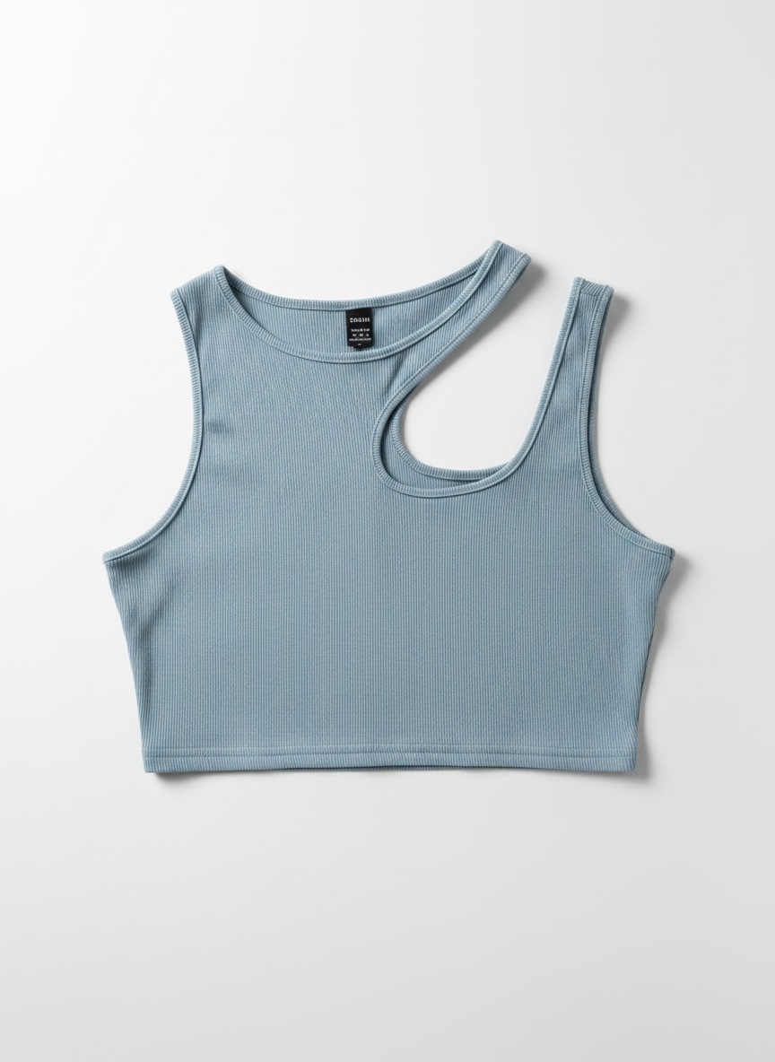 Crops top bleu
