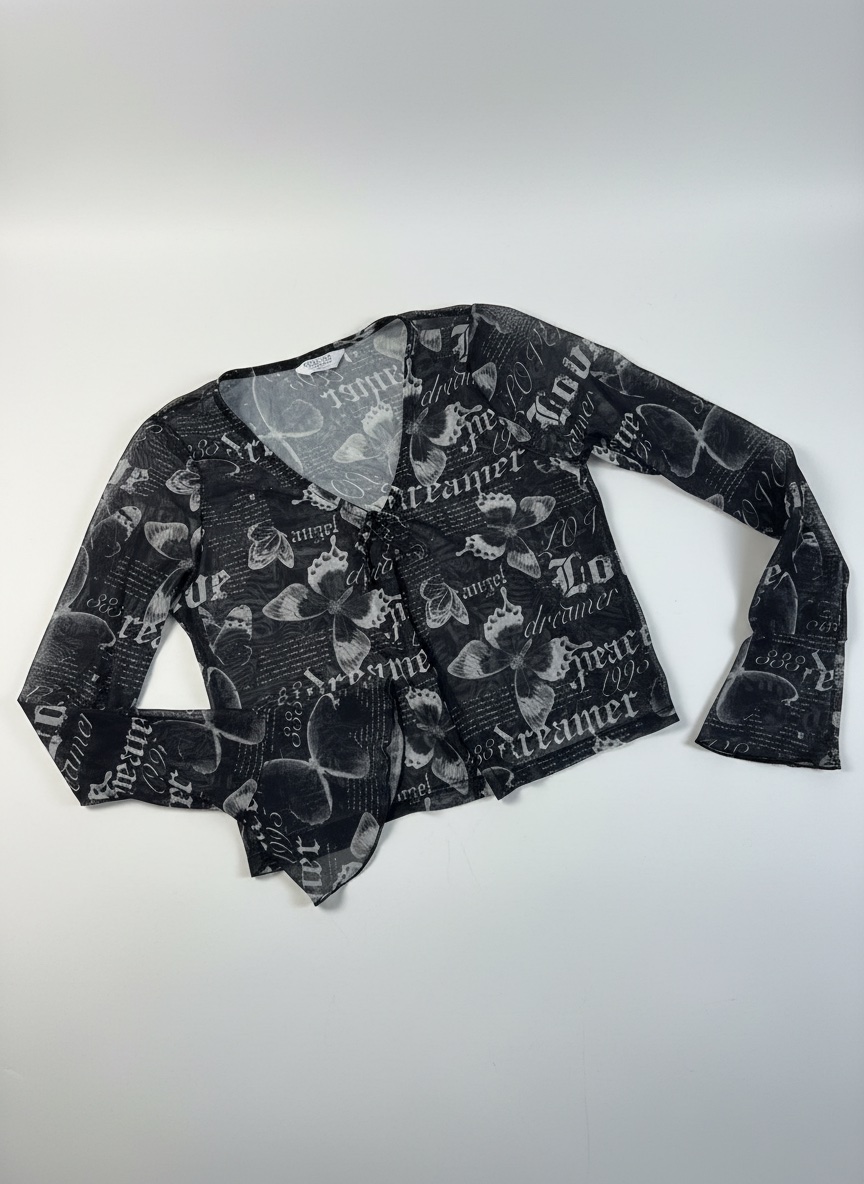 Chemise noire imprime primark