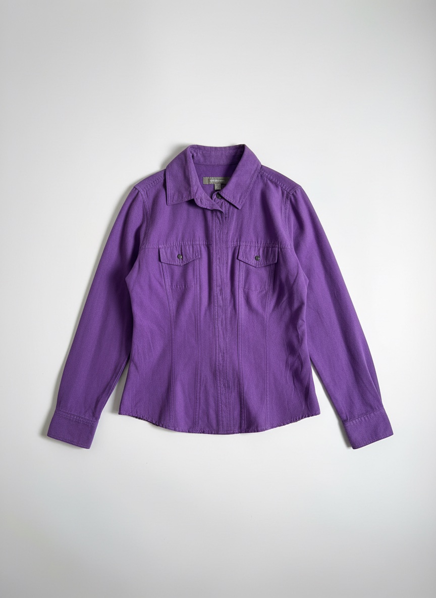Chemise violette 