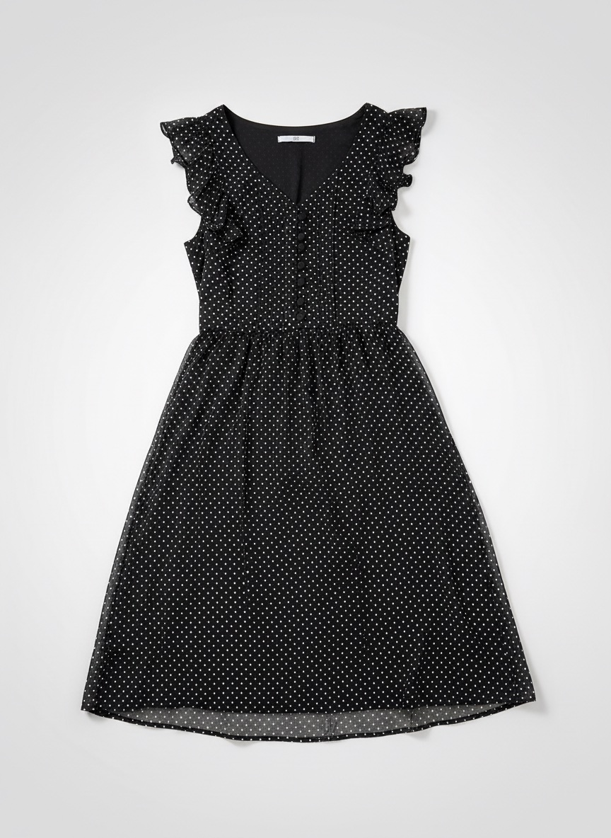 Robe courte pointiee