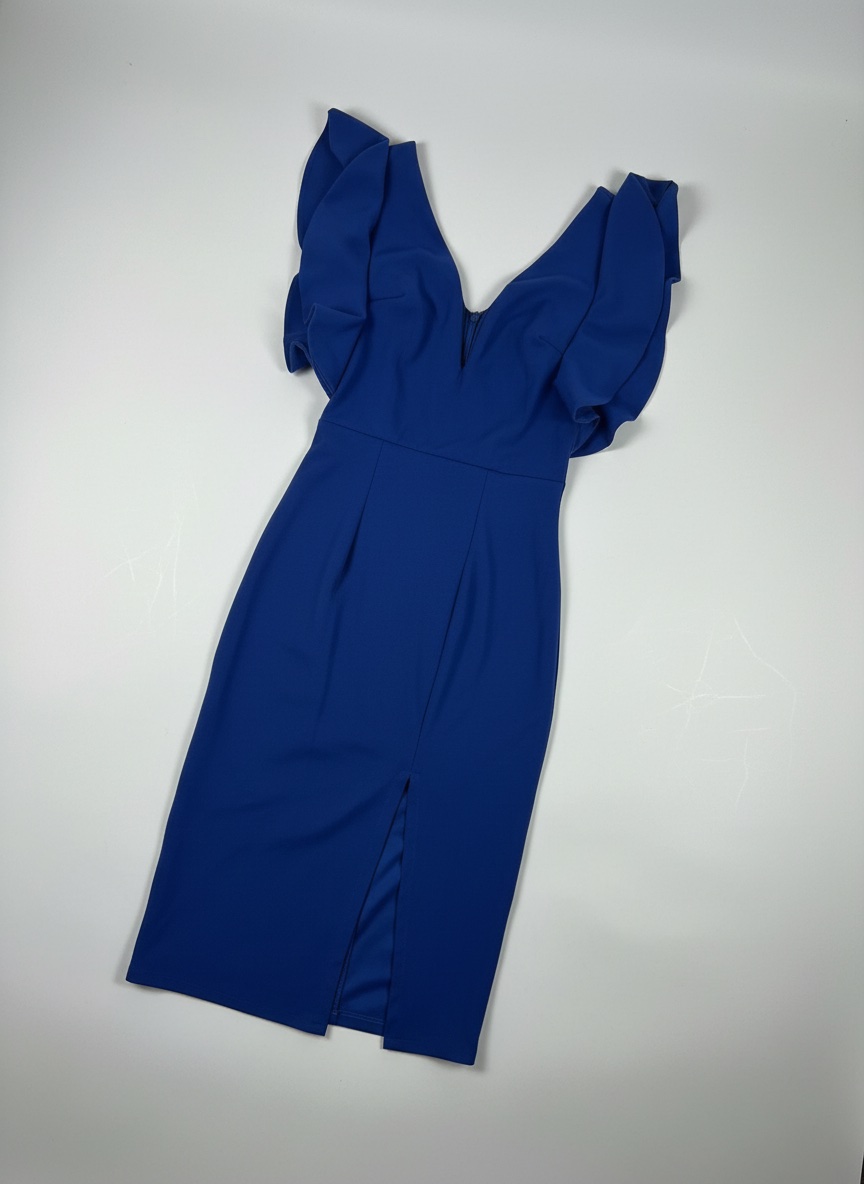 Robe bleu electrique