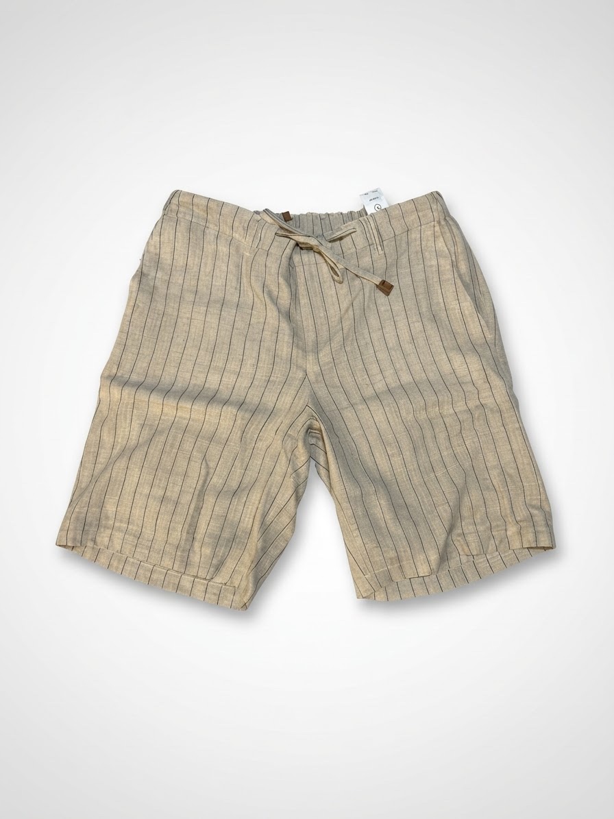 Short linen baggy