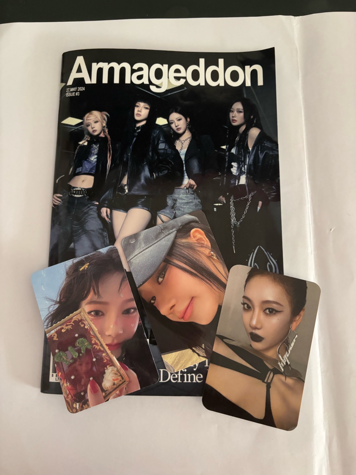 Kpop album aespa armaggedon + 3 photocards