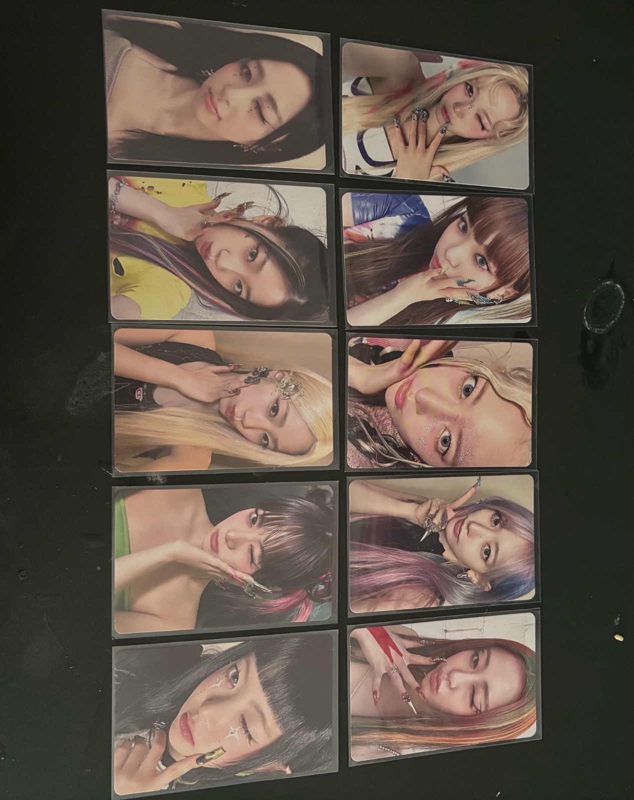 Kpop photocard 10 de lesserafim album crazy