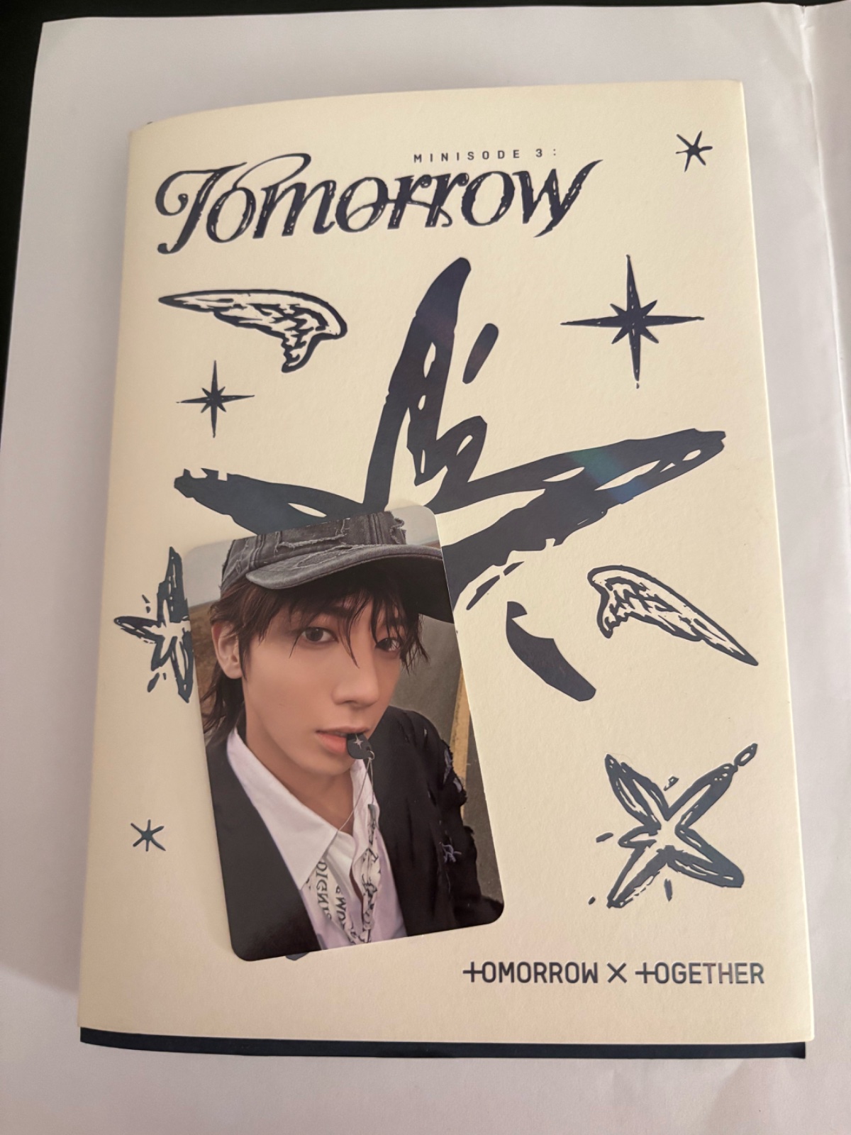 Kpop album txt tomorrow ethereal ver + photocard
