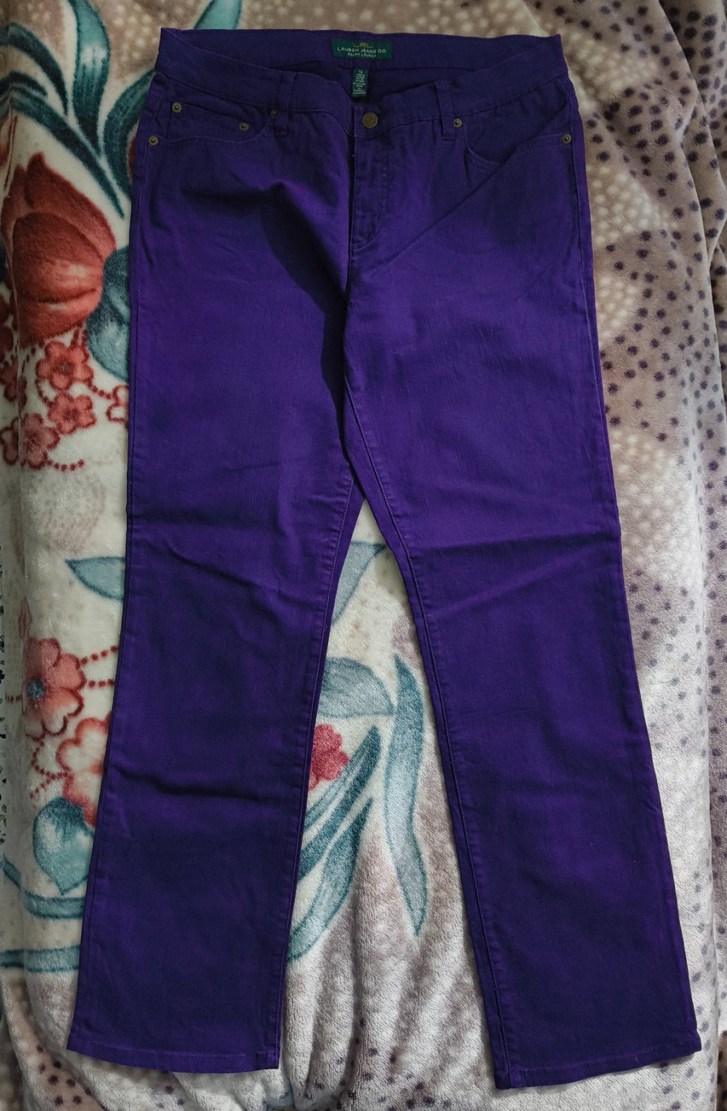 Lauren by Ralph Lauren Wide-leg Violet Denim 💜