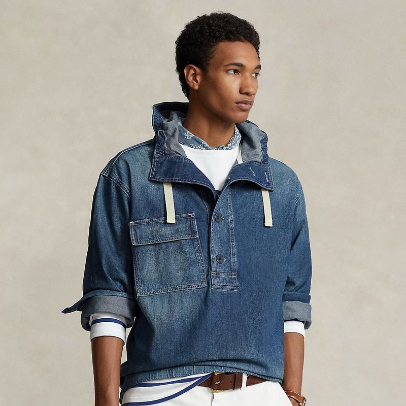 Unique Bershka Denim Unisex Top