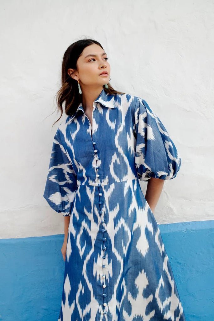 UOOZEE ethnic print long dress👗