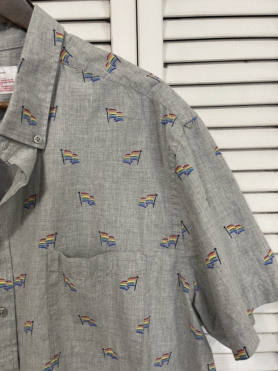 Pride Cotton Button Up Shirt 🏳️‍🌈