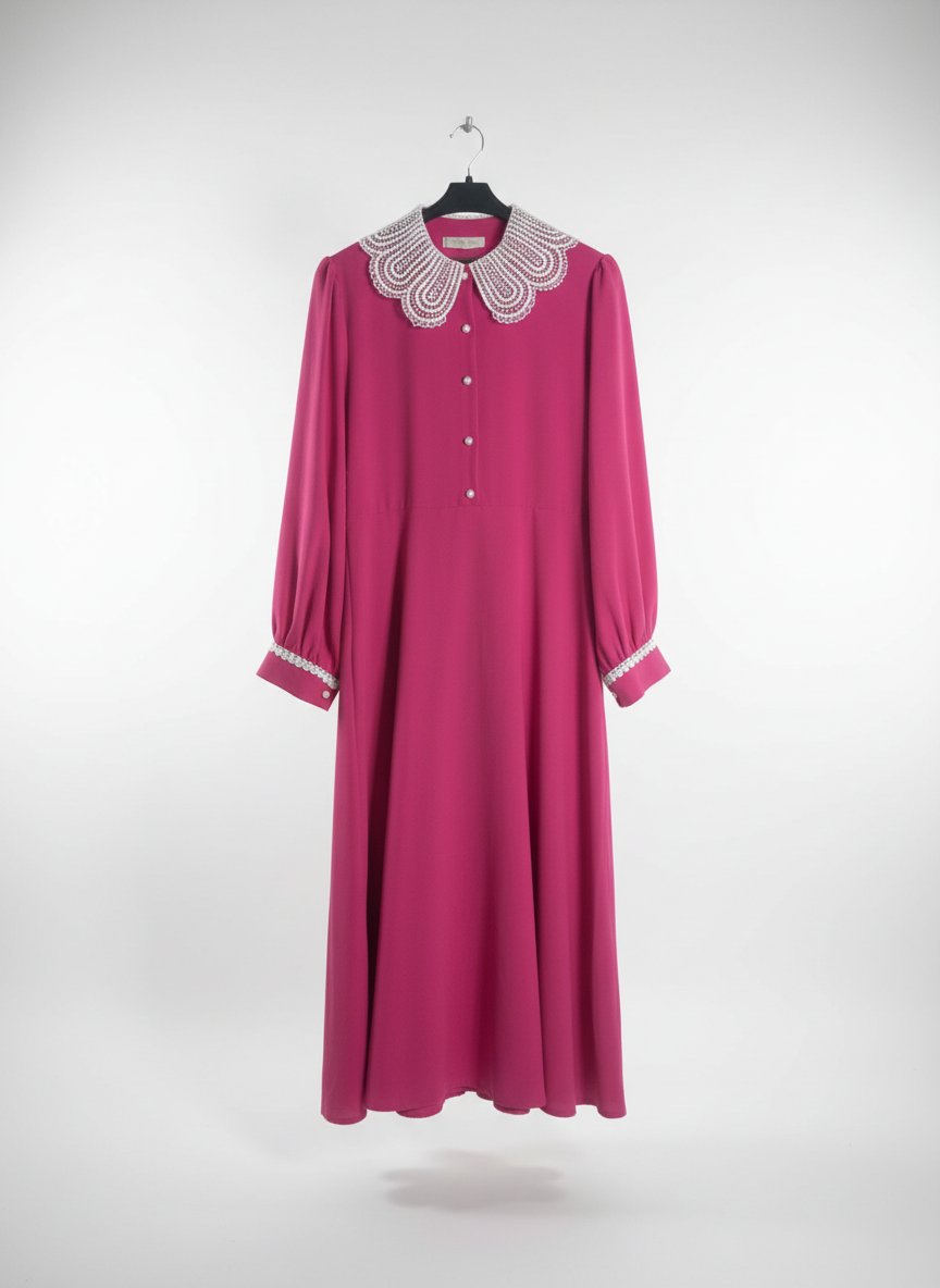 Robe rose fushia 