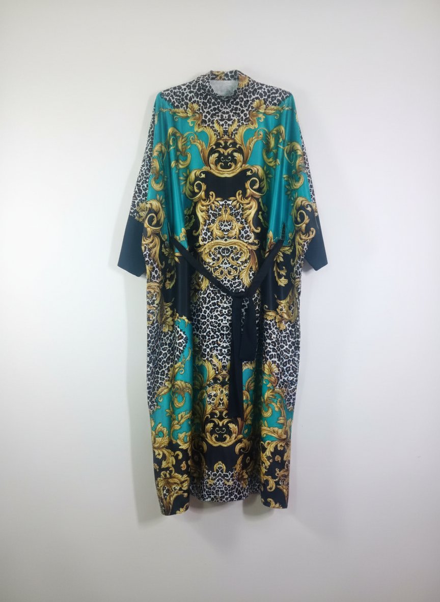 Robe satin ecra 