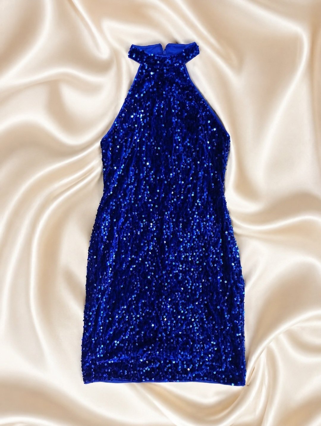 Robe soirée blue roi