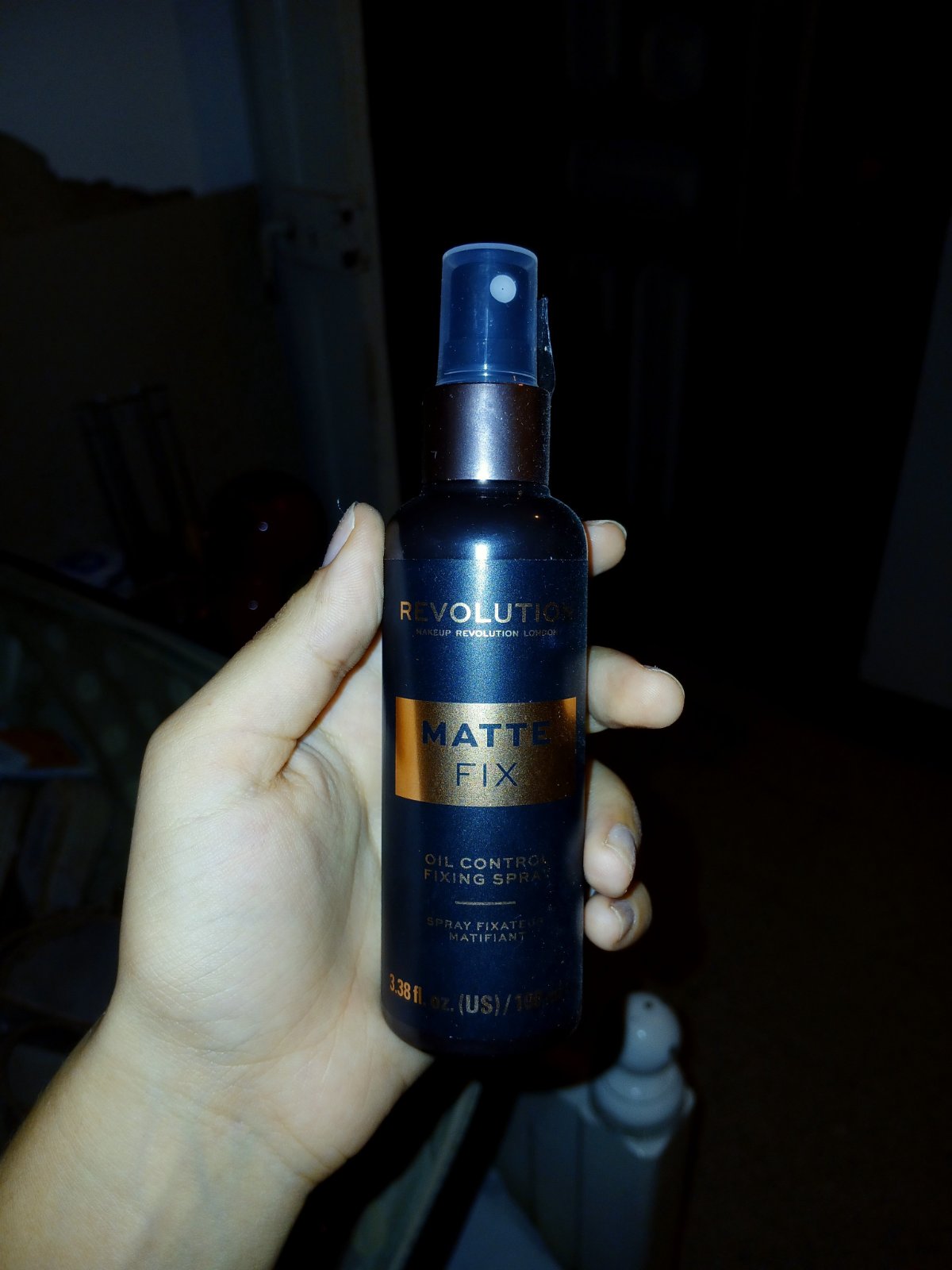 Spray fixateur de maquillage 