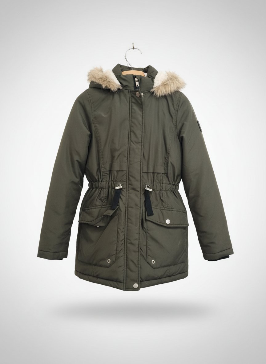 Manteau vert militaire 