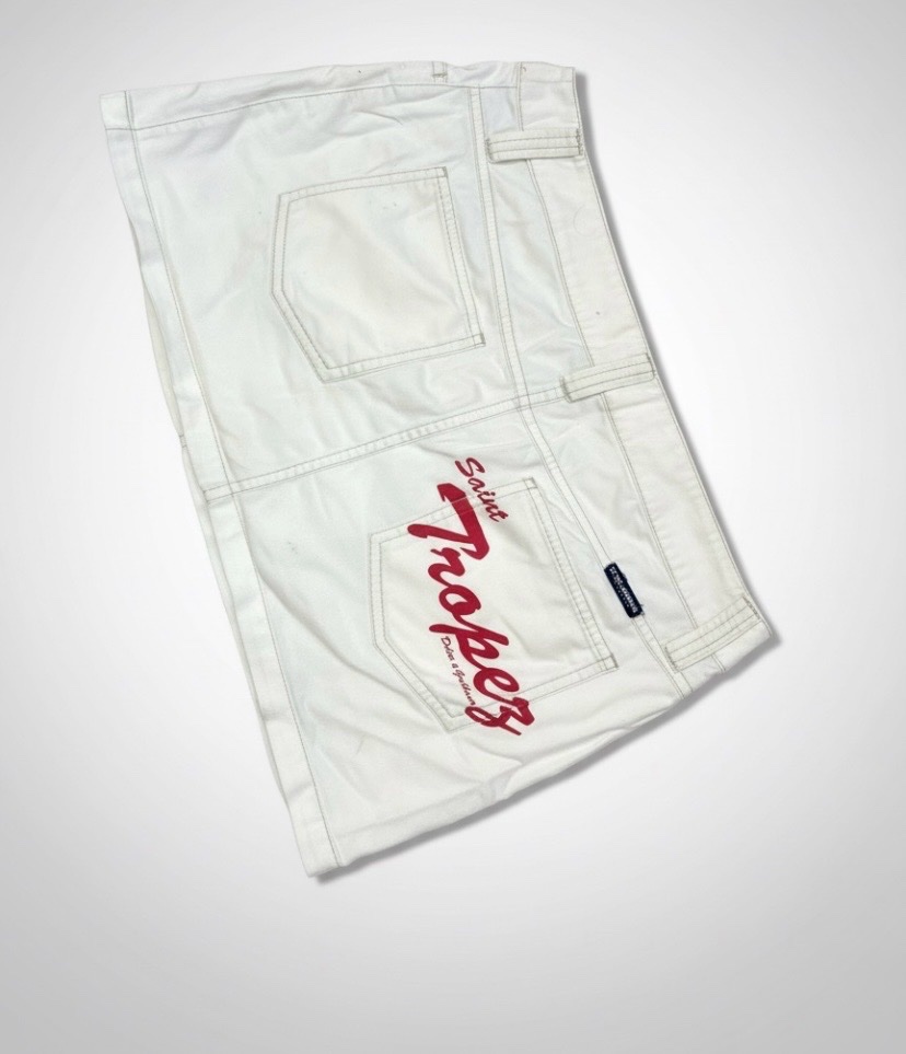 White mini skirt DOLCE&GABBANA beachwear