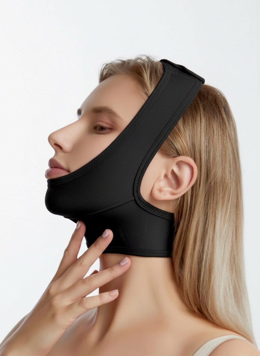 Larrycard 1pc Women V-Shaped Face Lifting & Shaping Bandage