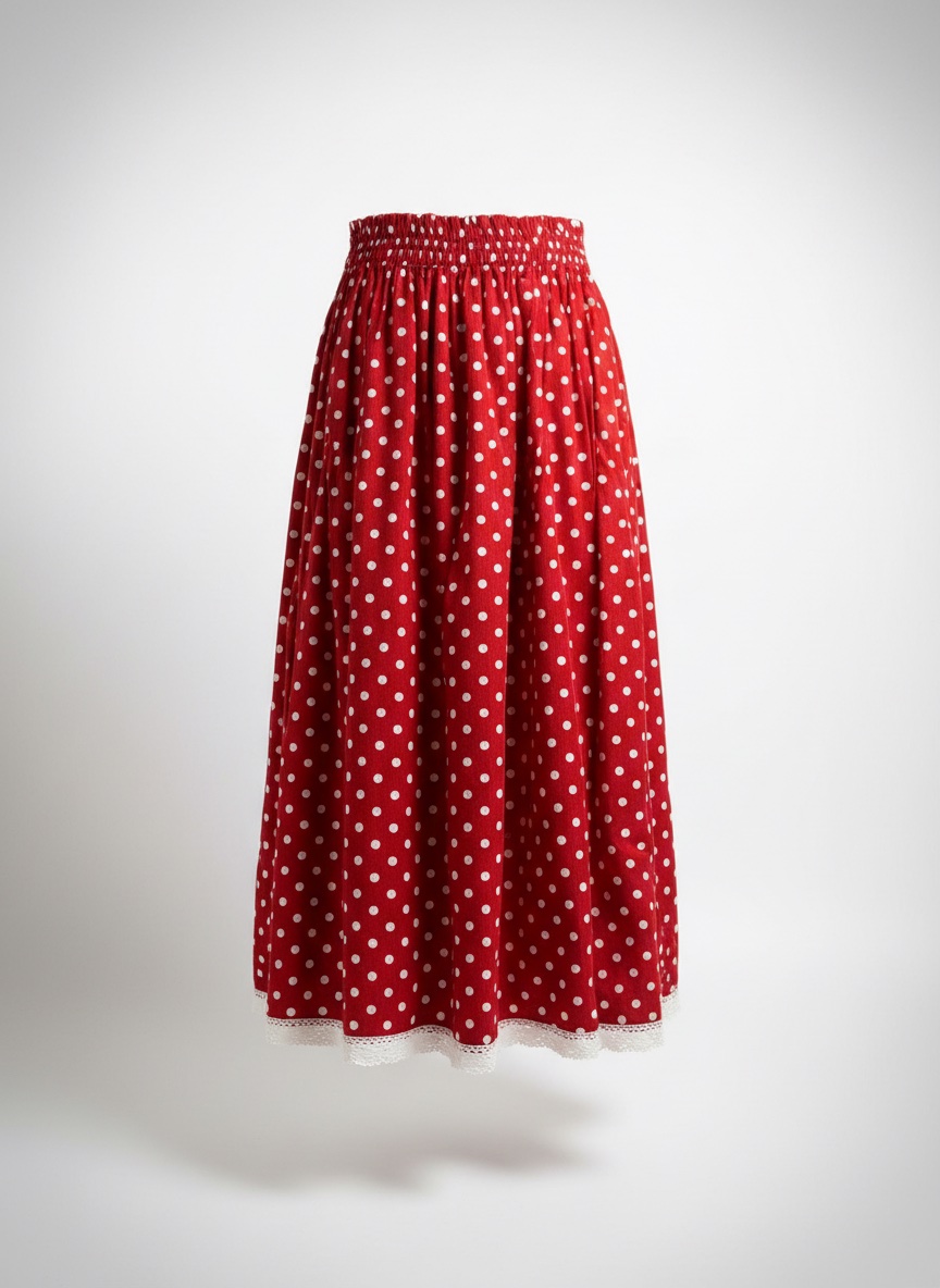 Red skirt 