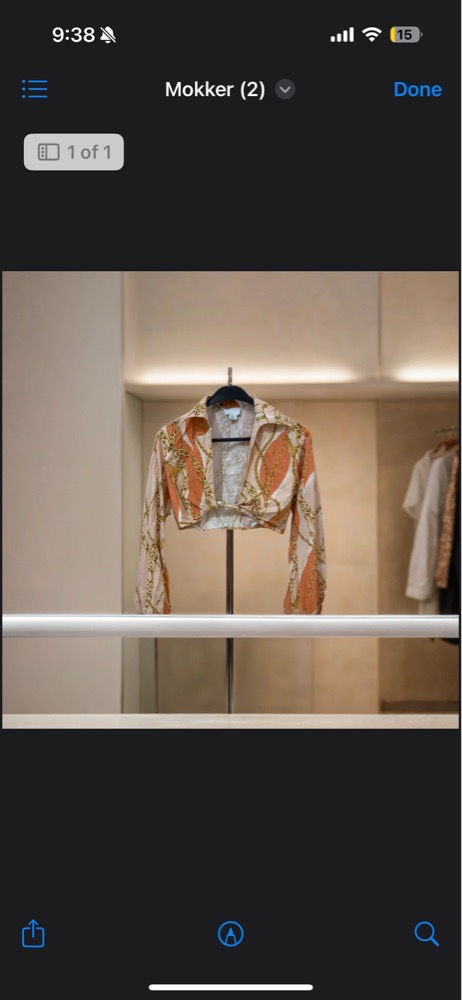 Crop shirt long sleeve