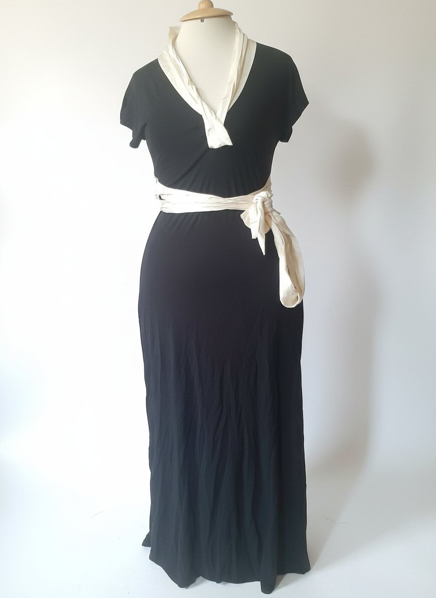Robe soirée maternité/ grossesse viscose/ soie