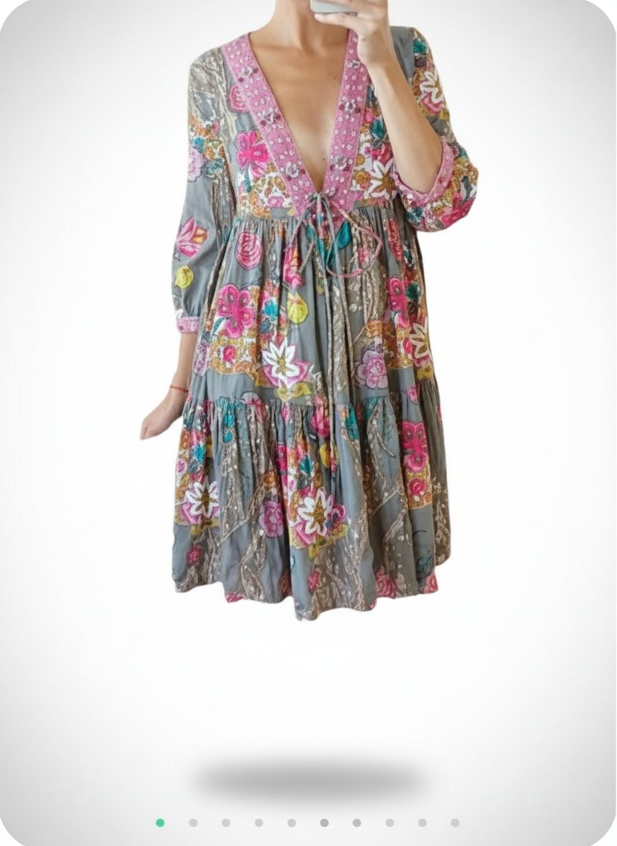 Robe 100% coton très confortable twin-set Simona Barbieri 