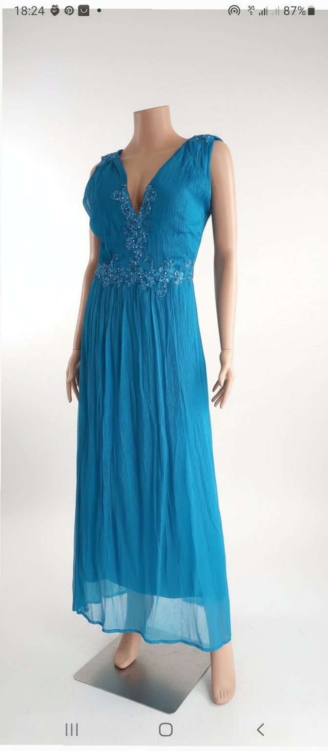 Robe Soirée  Turquoise 