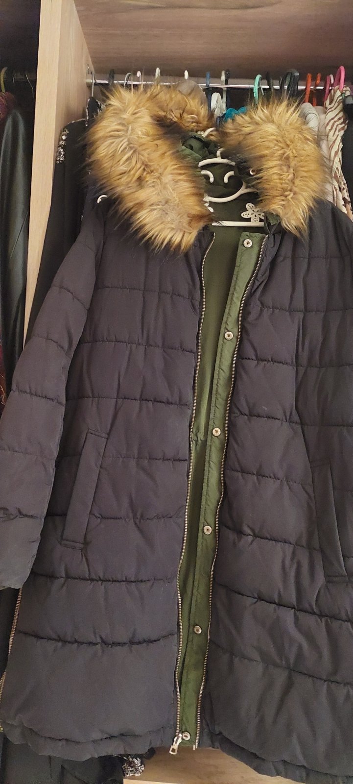 Manteau stradivarius Xl double face importation 