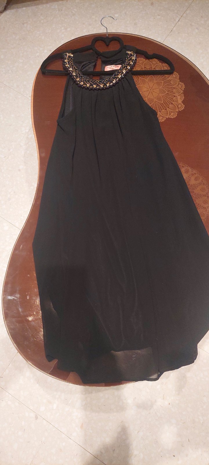 Robe soirée importation noir