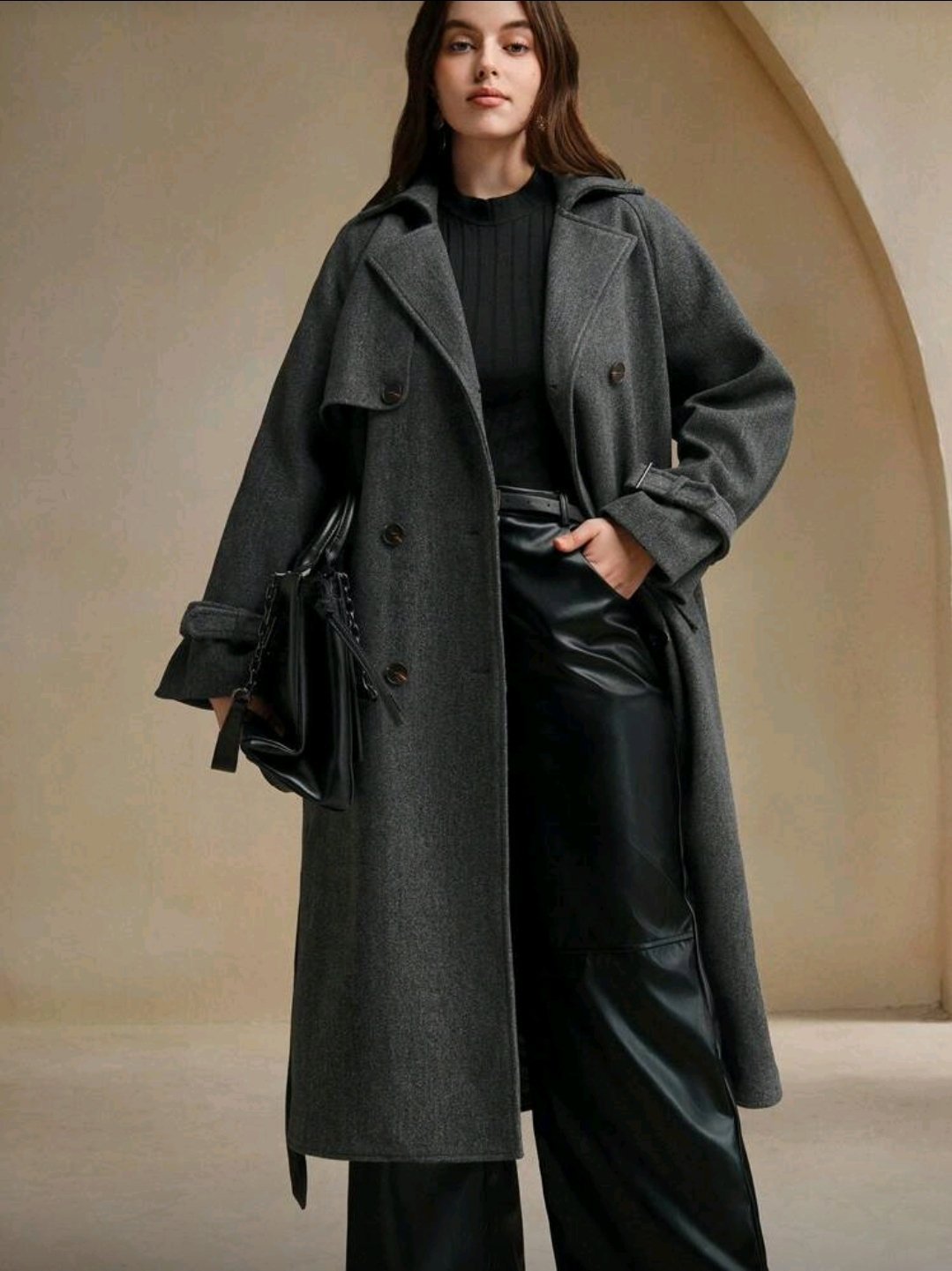 Manteau gris 
