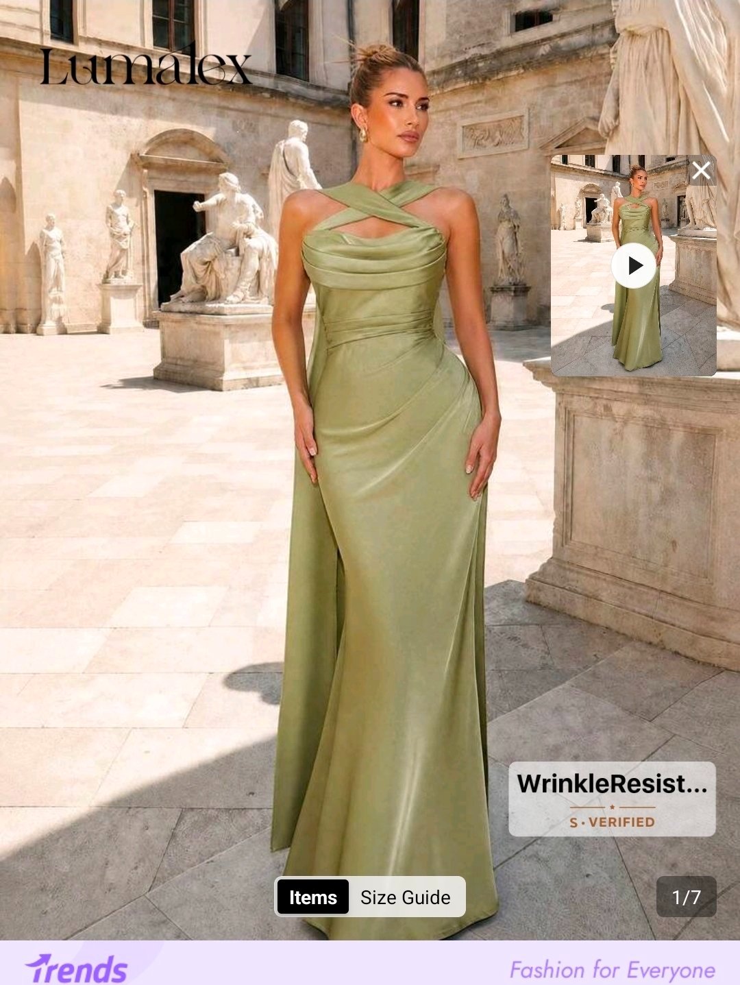 Robe soirée simple