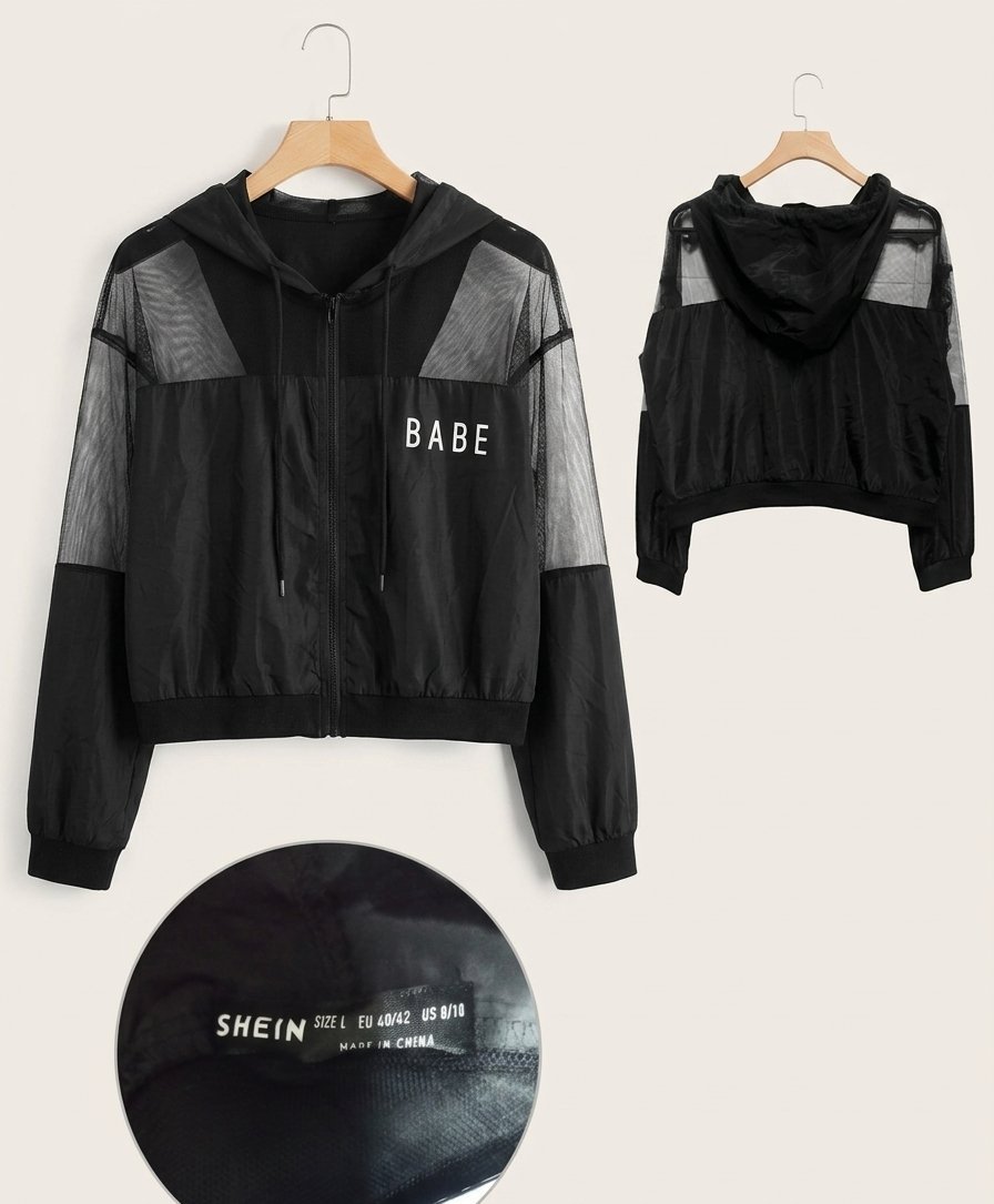 Veste à capuche zippée, Shein , état neuf,taille L