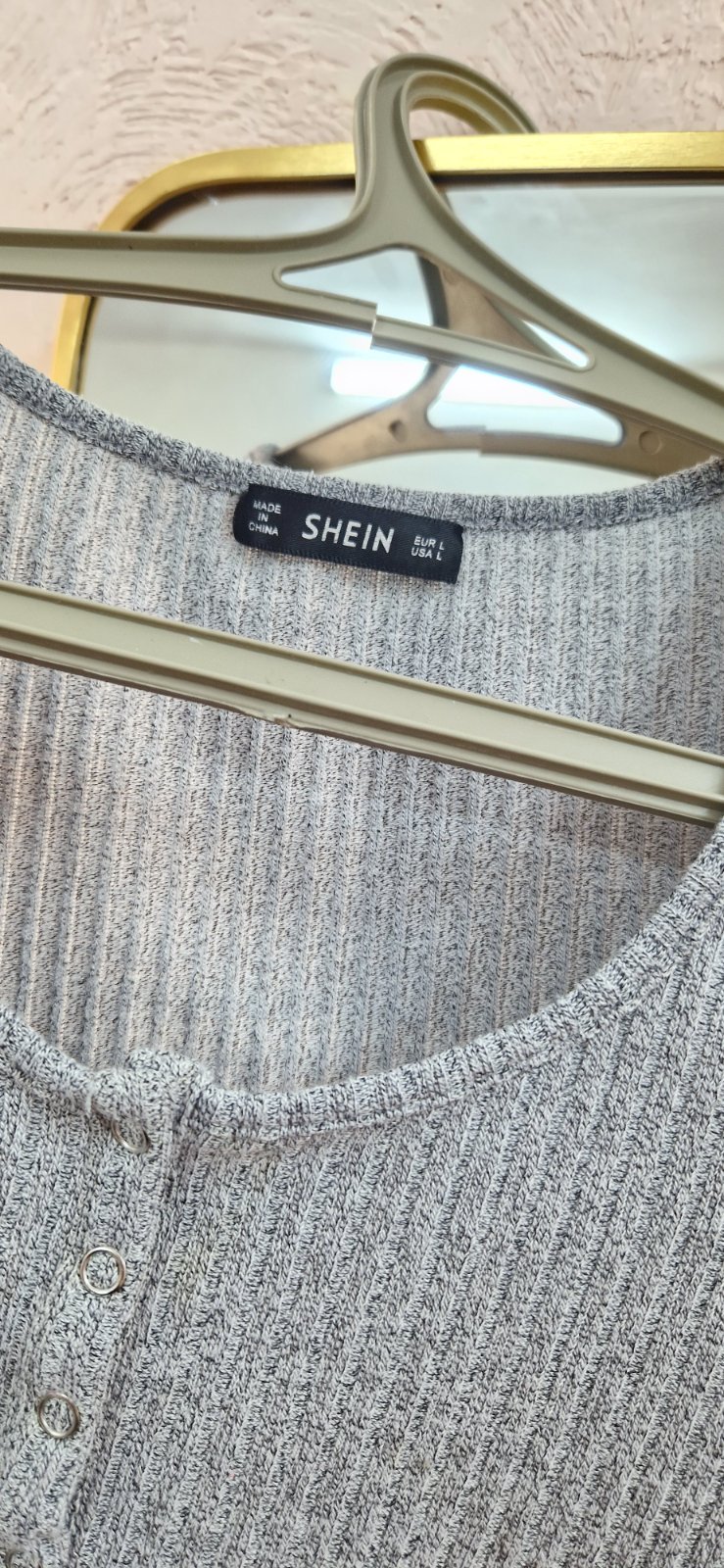Pull gris shein 