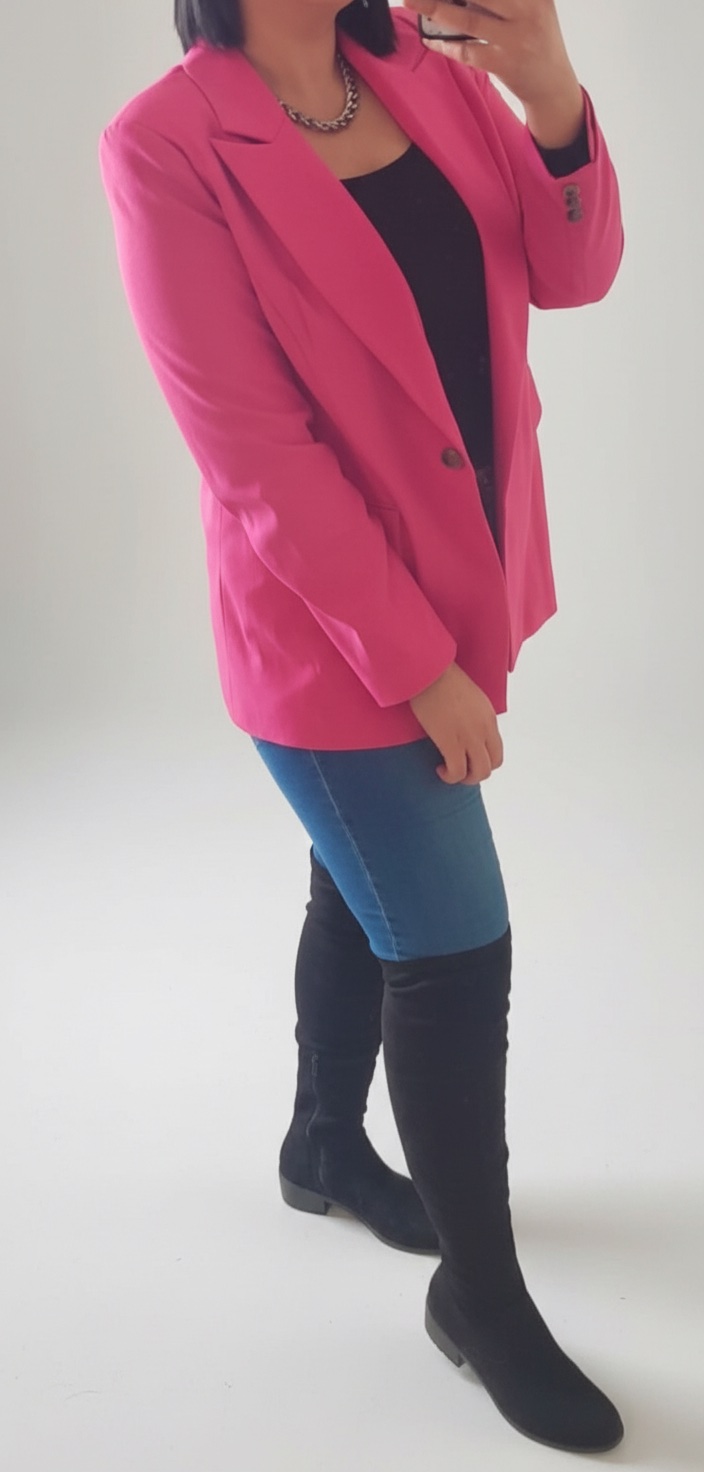 Blazer rose taille 44 