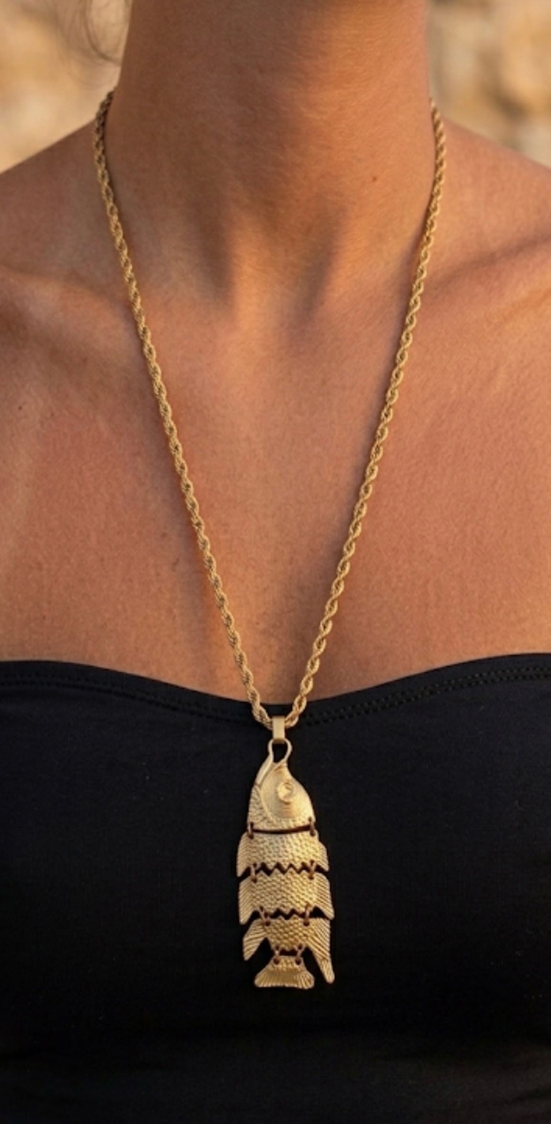 Collier houta acier inoxydable