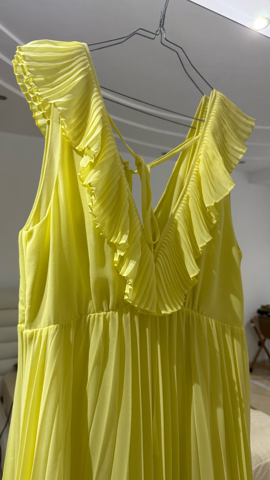 Robe Zara Jaune Citron