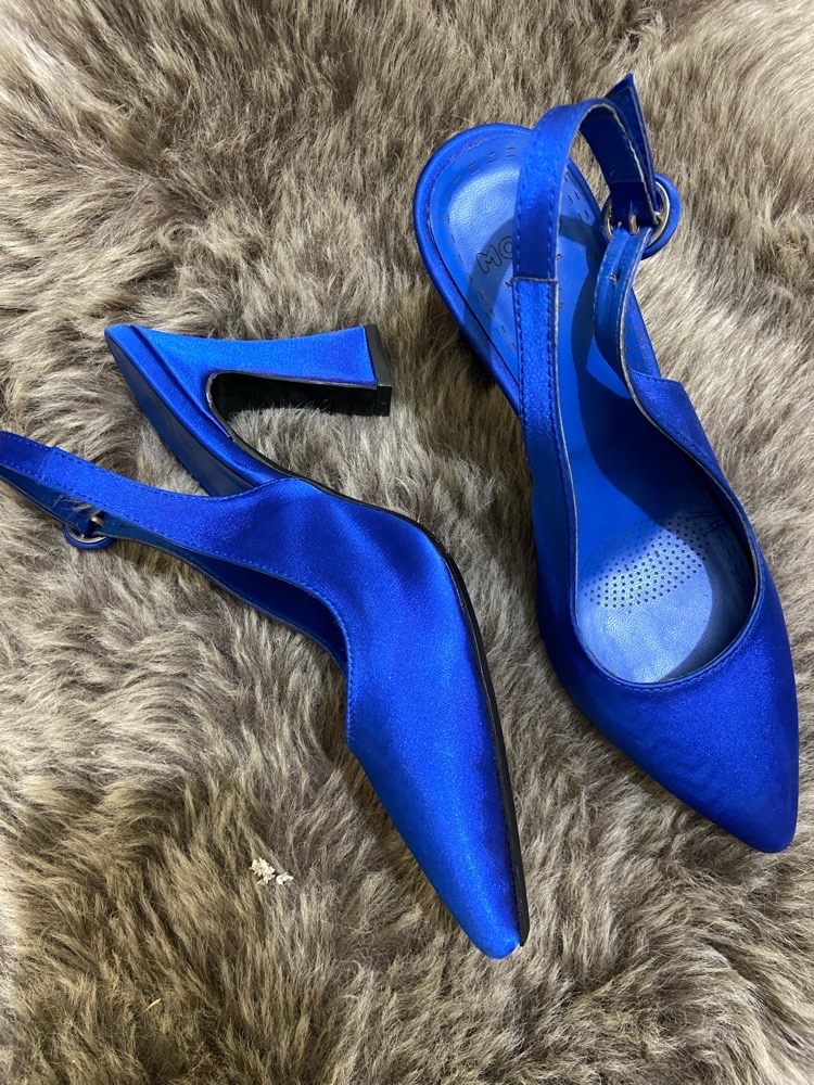 Escarpins bleu 