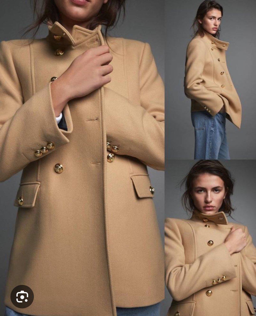 Manteau Zara cachemire nouvelle collection 