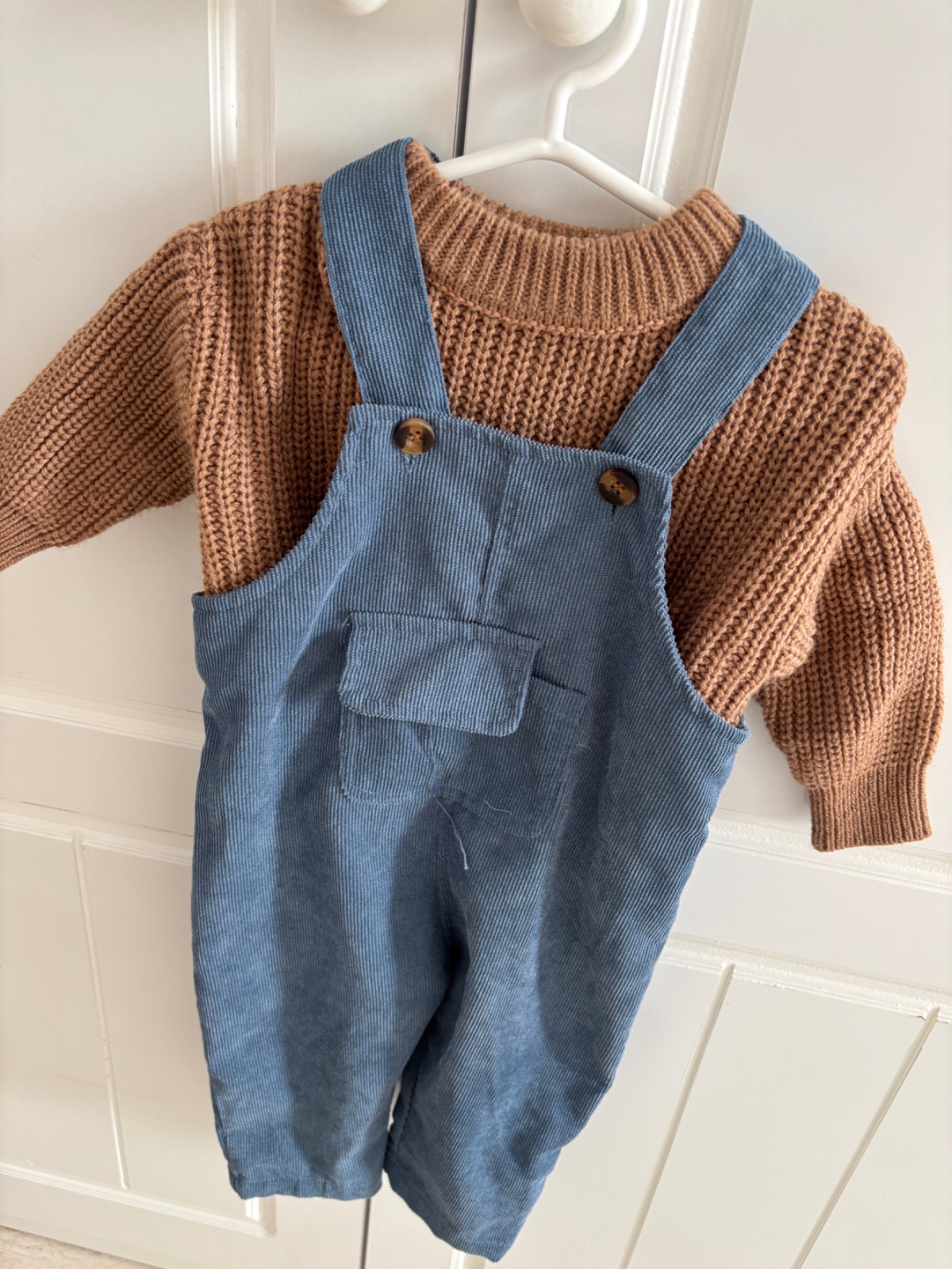 Salopette +tricot