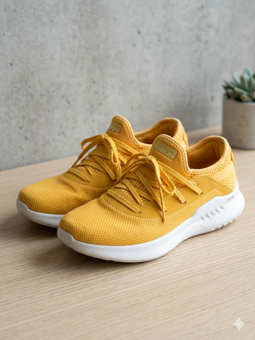 Baskets Skechers GOrun Jaune