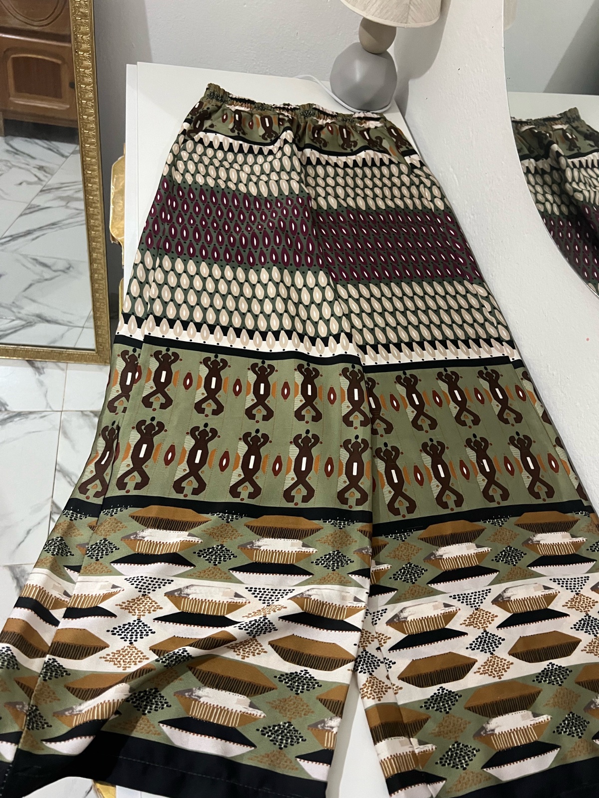 Pantalon satinée