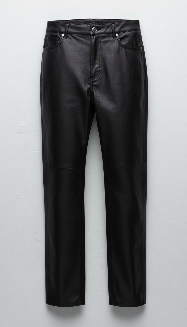 Pontalon en similicuir Zara