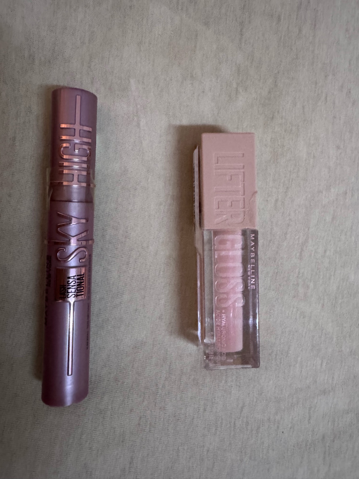 Mascara +gloss maybelline