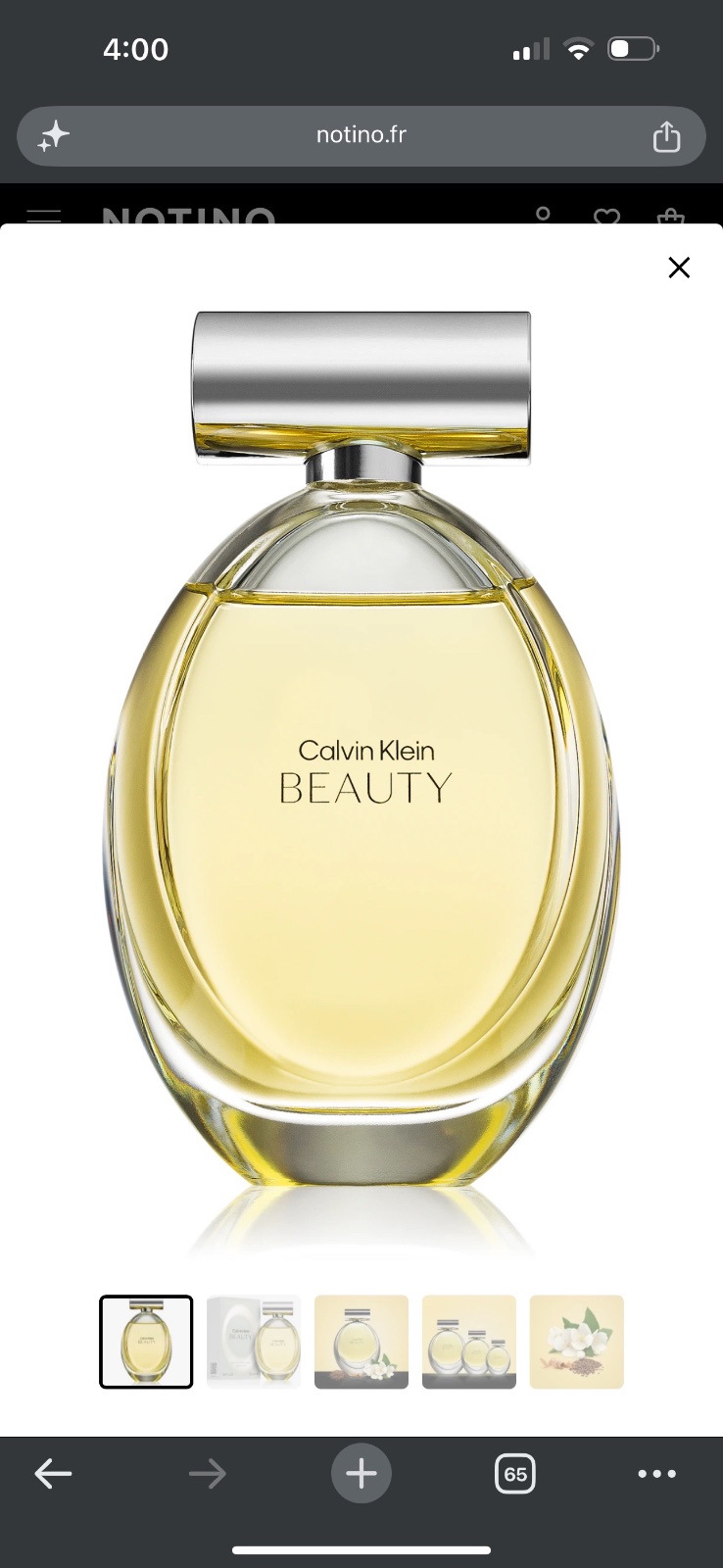 Parfum clavin klein