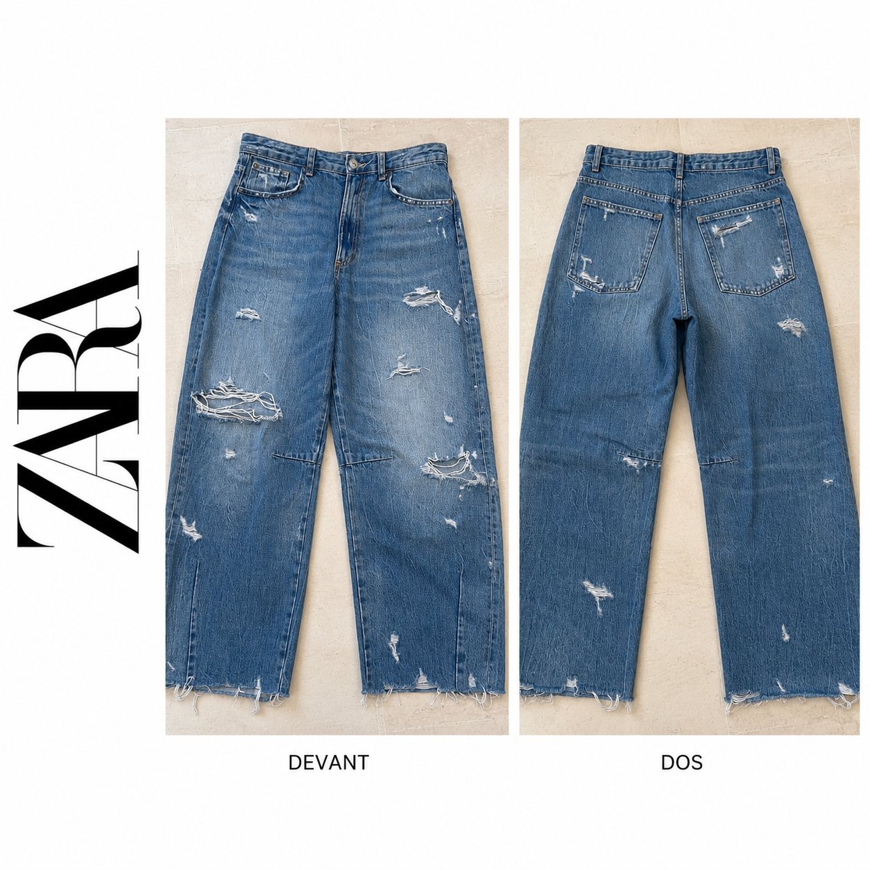 Jean bleu, Zara T:38-40