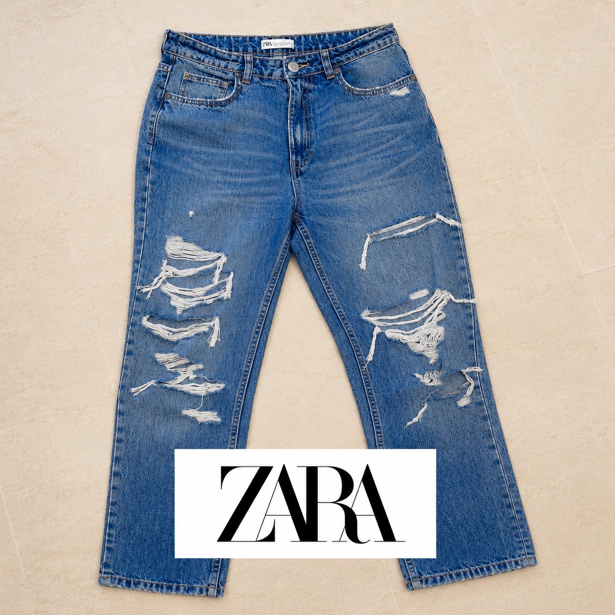 Jean bleu , Zara T:38