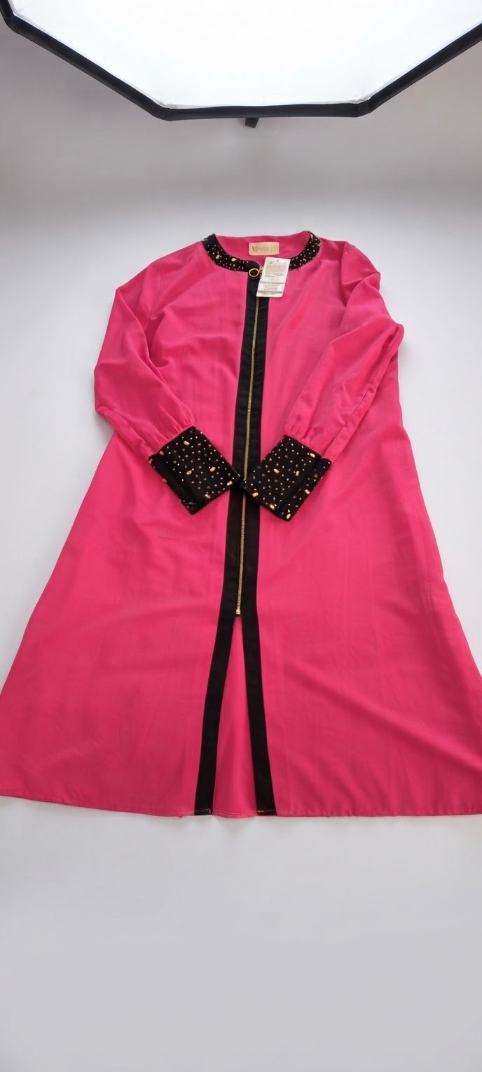 Robe chemise rose faucher très belle et élégante pour femme ou jeune fille made in turkey de la marque Vavella 💕💕💕💕💕
